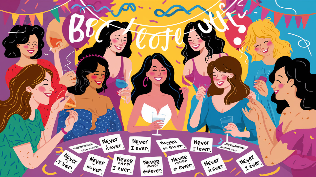 Never Have I Ever Questions for Bachelorette Party