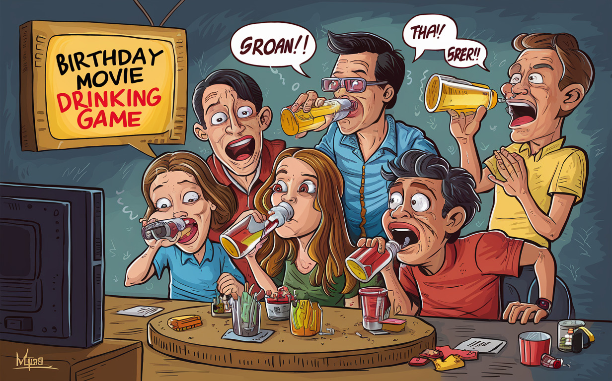 Birthday Movie Drinking Game