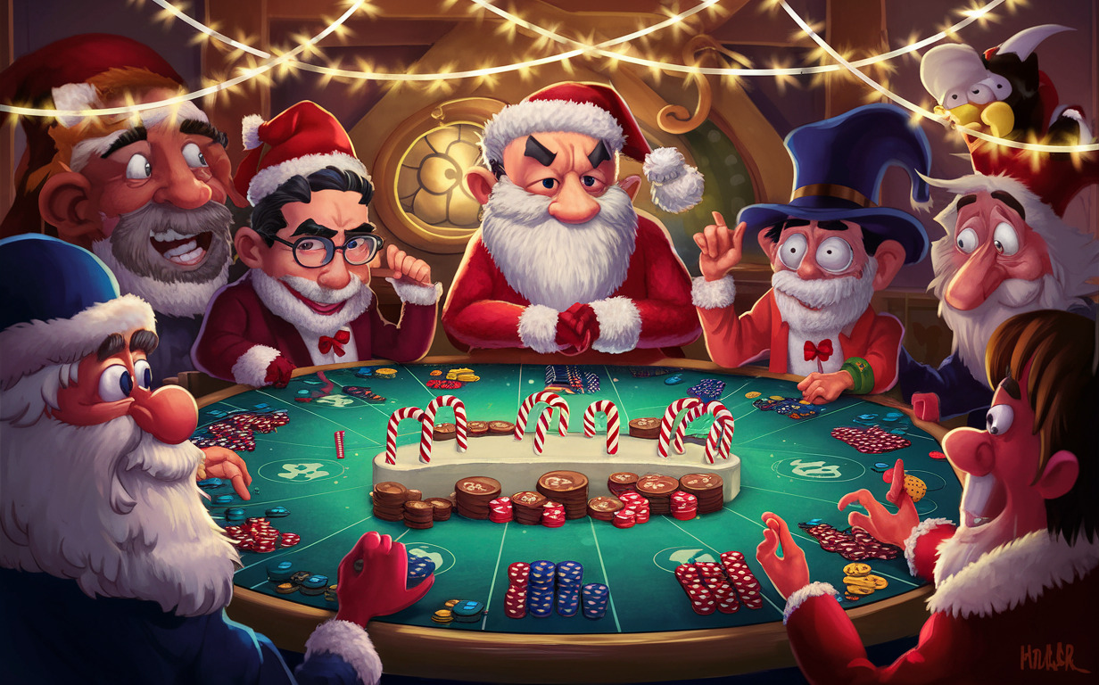 Christmas Poker Drinking Game