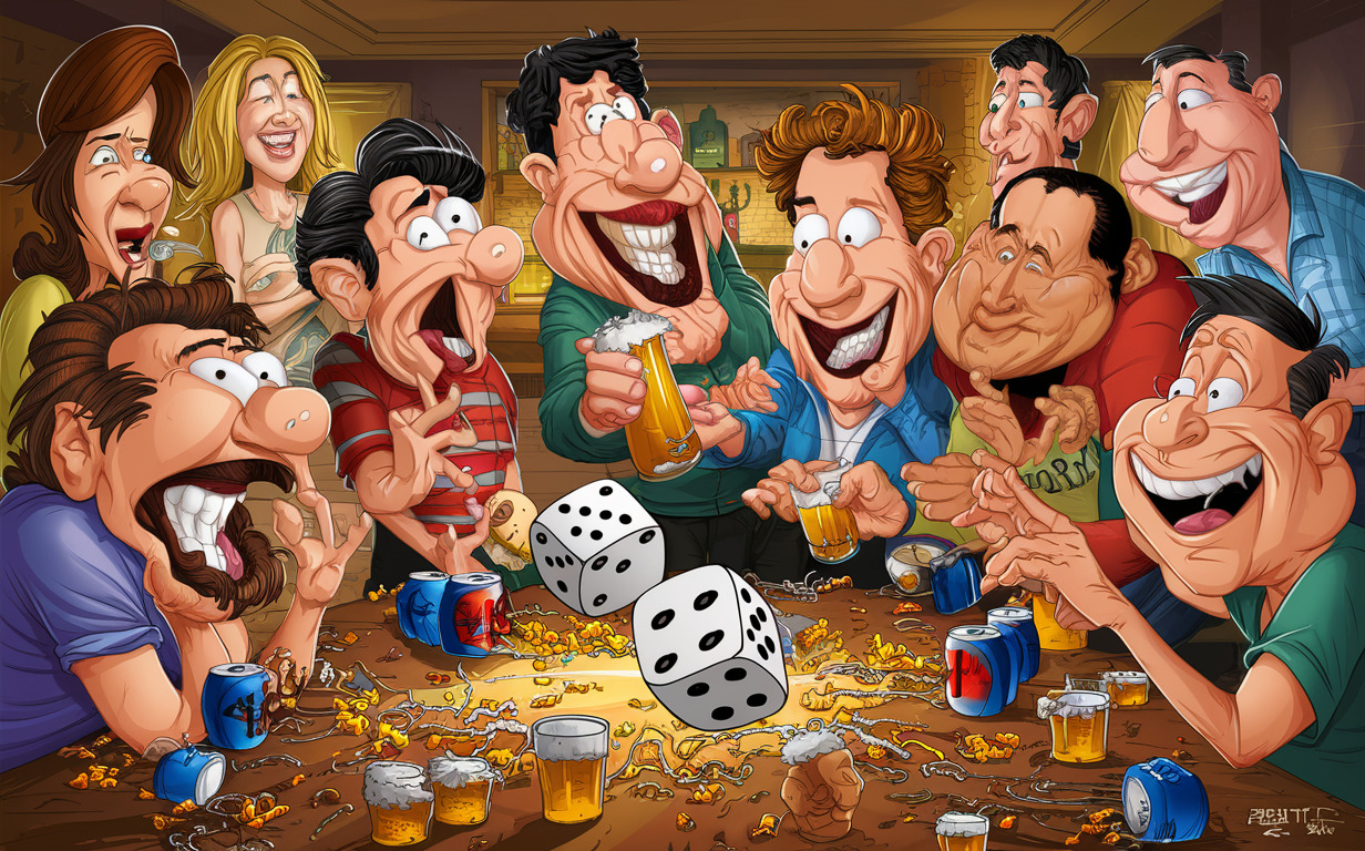 Left Center Right dice drinking games