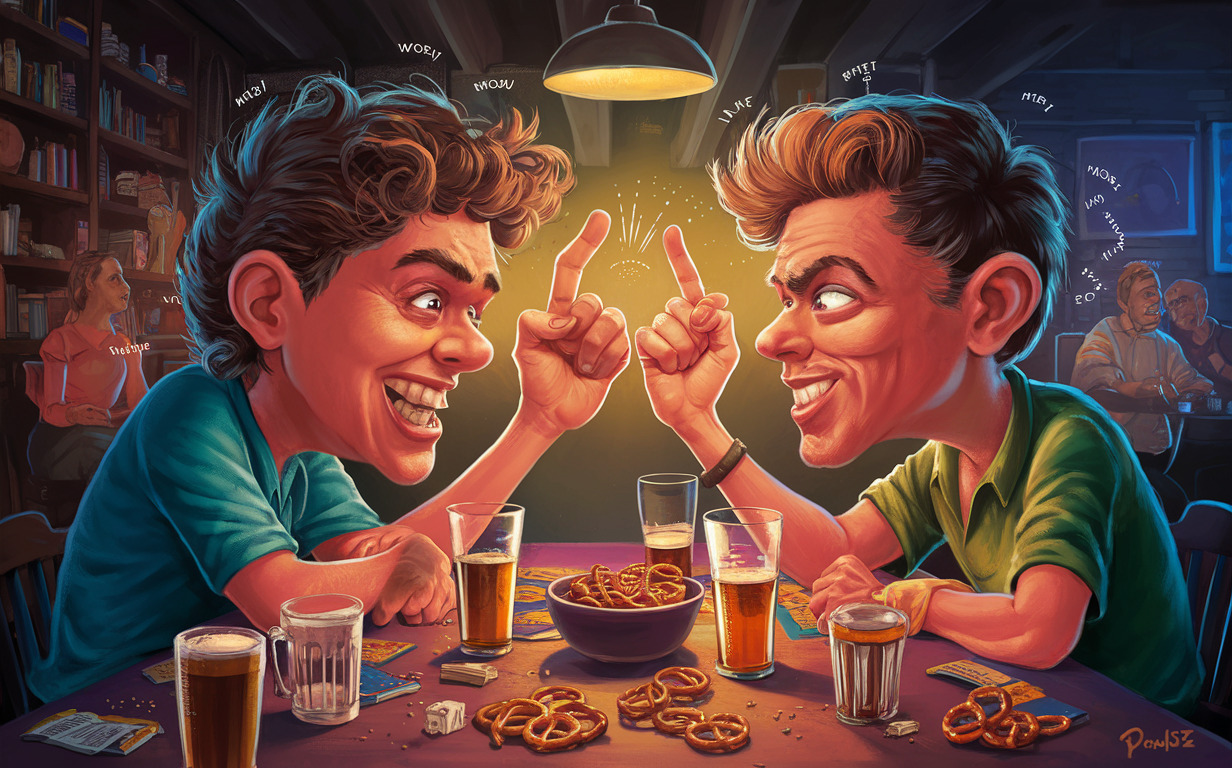 Mind Meld Drinking game for two