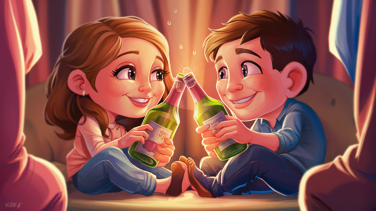 Spin the Bottle drinking games for couples