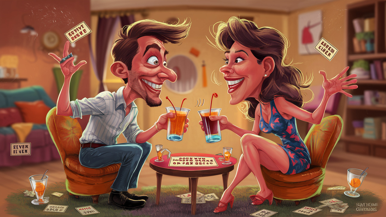 Truth or Drink couples drinking games