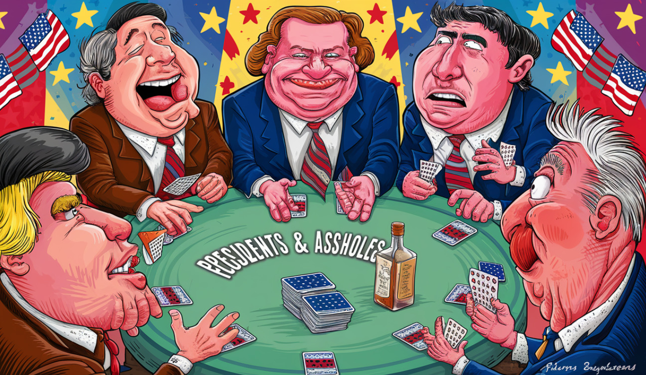 Presidents and Assholes Drinking Game