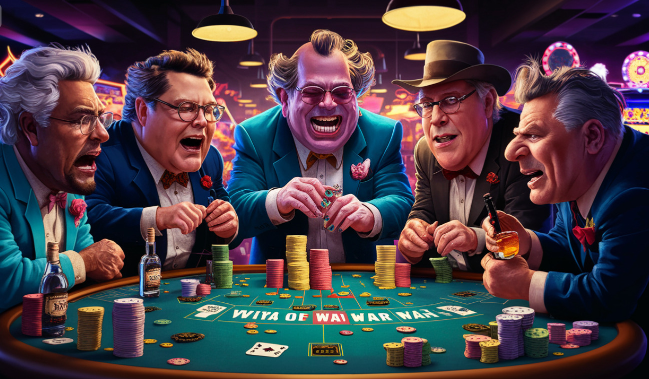Variations of Casino War gambling card game