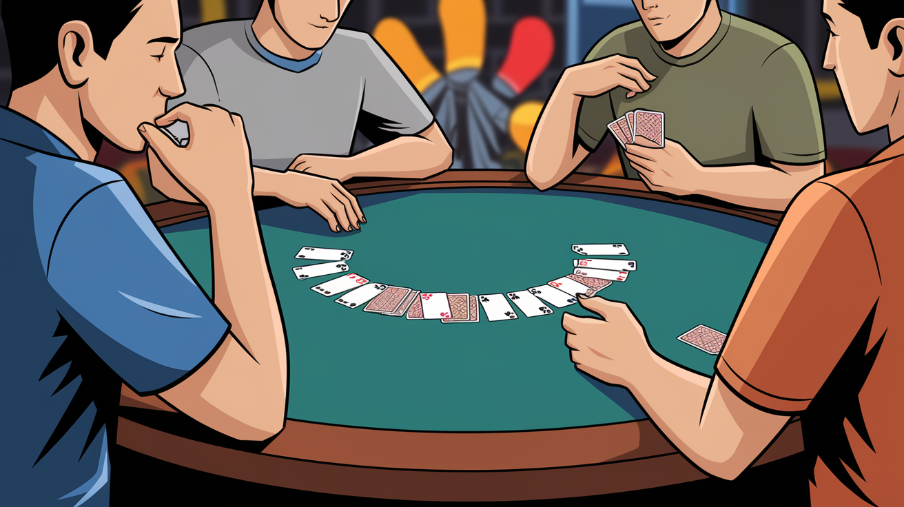 Hearts card games for four adults