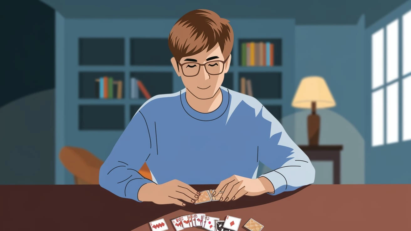 Accordion one player one deck card games