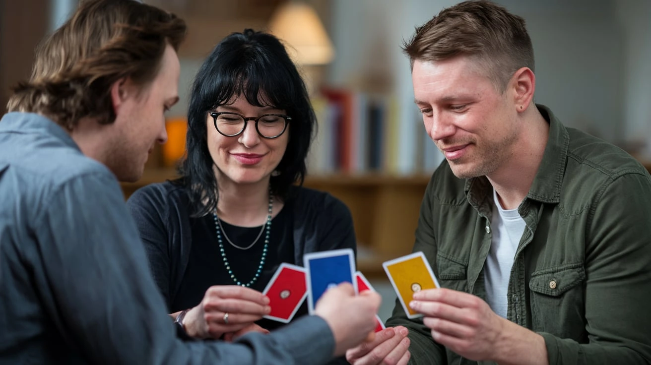 Snap competitive 3 player card game