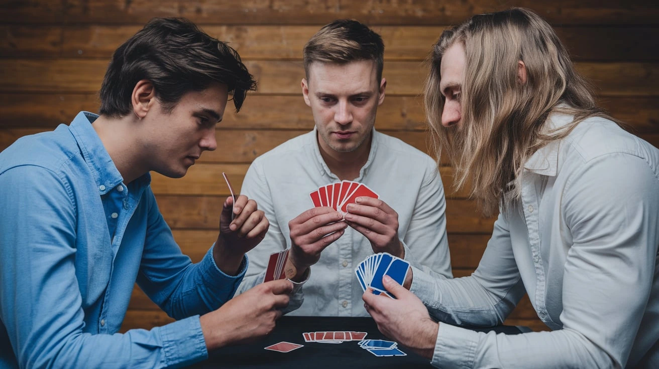 Cribbage strategic 3 player card game