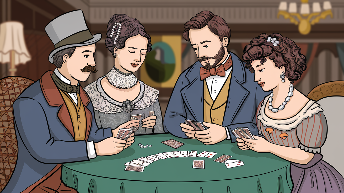 Oh Hell 4 player card game with partners