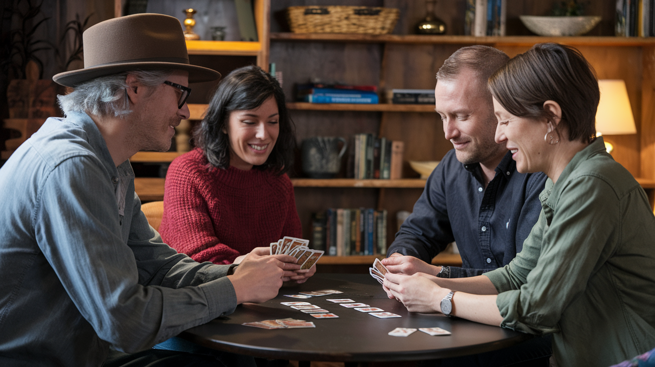 Pitch 4 player card games easy