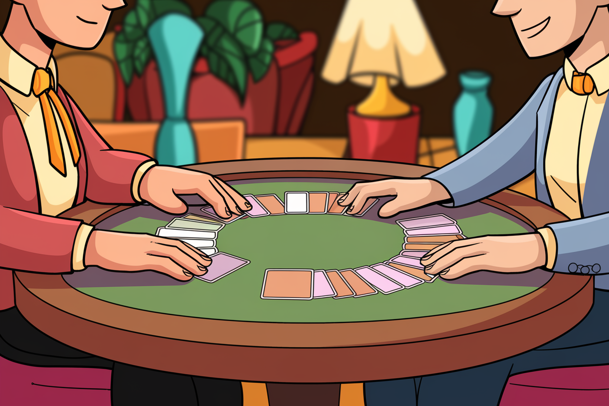 Go Fish two player card game