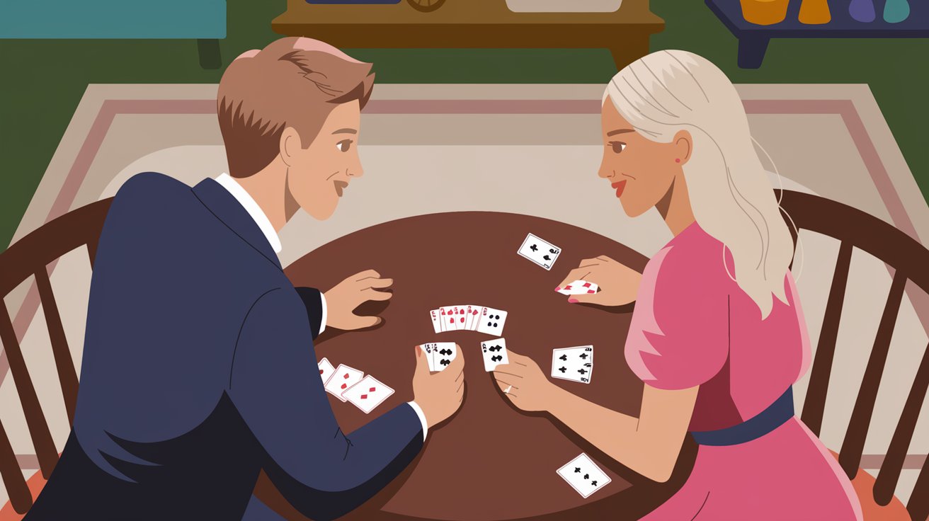 Five Crowns 2 player card games for couples