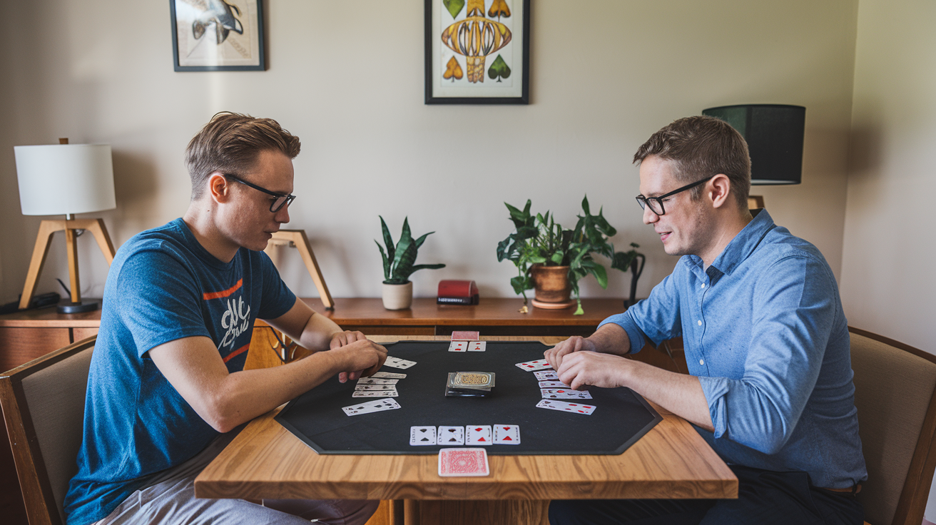 GOPS how to play 2 player card game