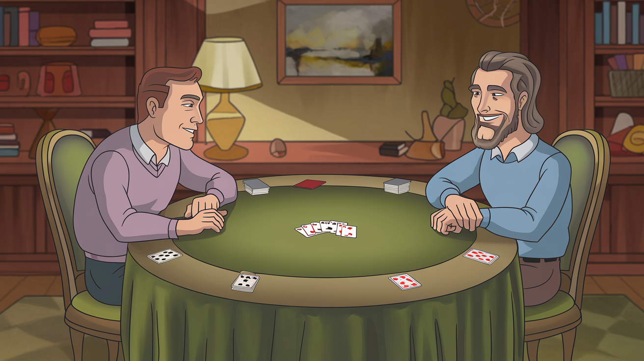 War classic two-player card game