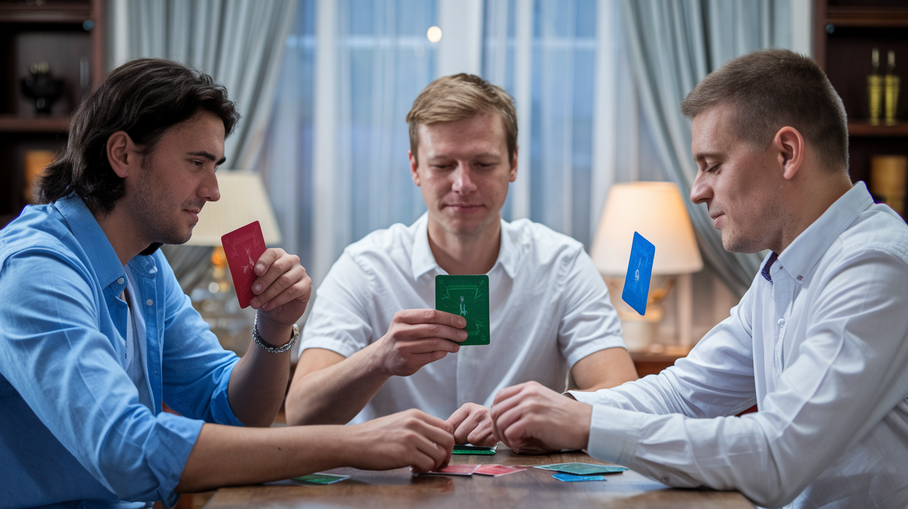 Let It Ride card game for three people