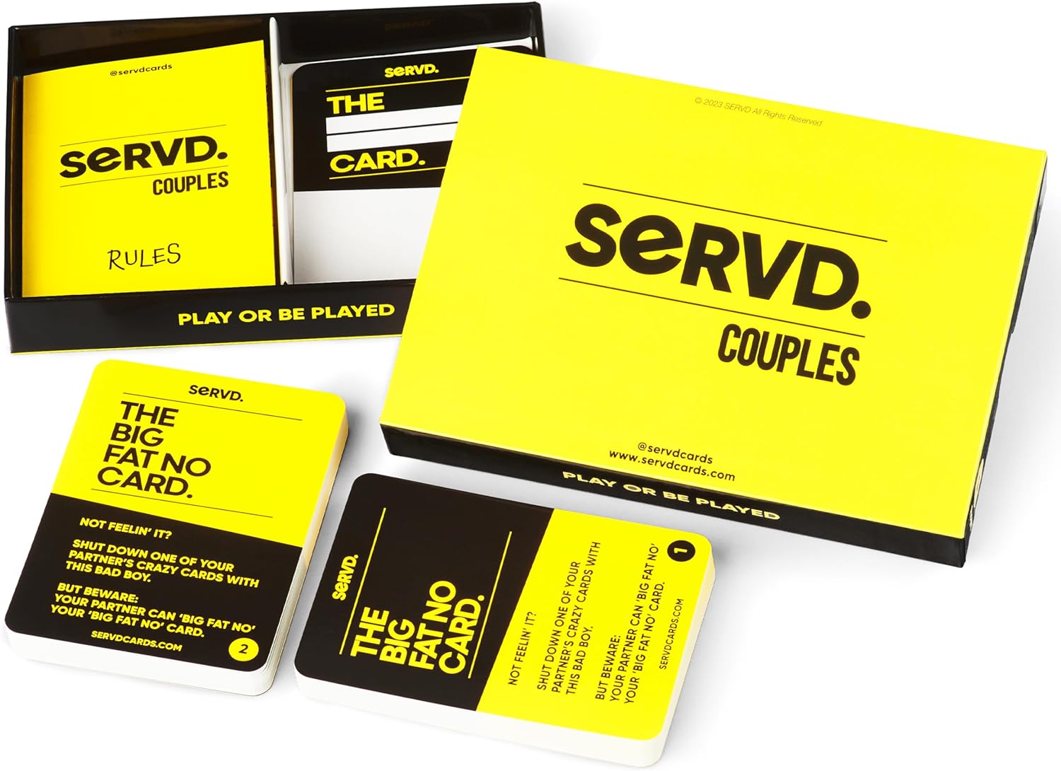SERVD - Couples two player card games for couples