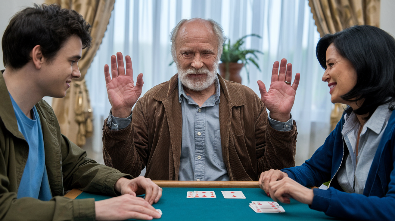 Ninety-Nine 3 people card game