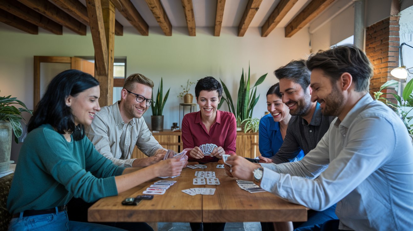 Advanced Rules of Cover Your Assets Card Game for 4-6 people