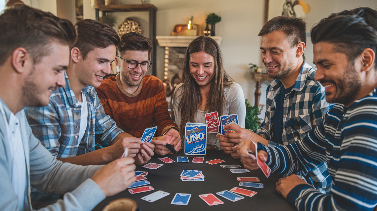 Winning the Round & Scoring in Uno triple card game for family and friends