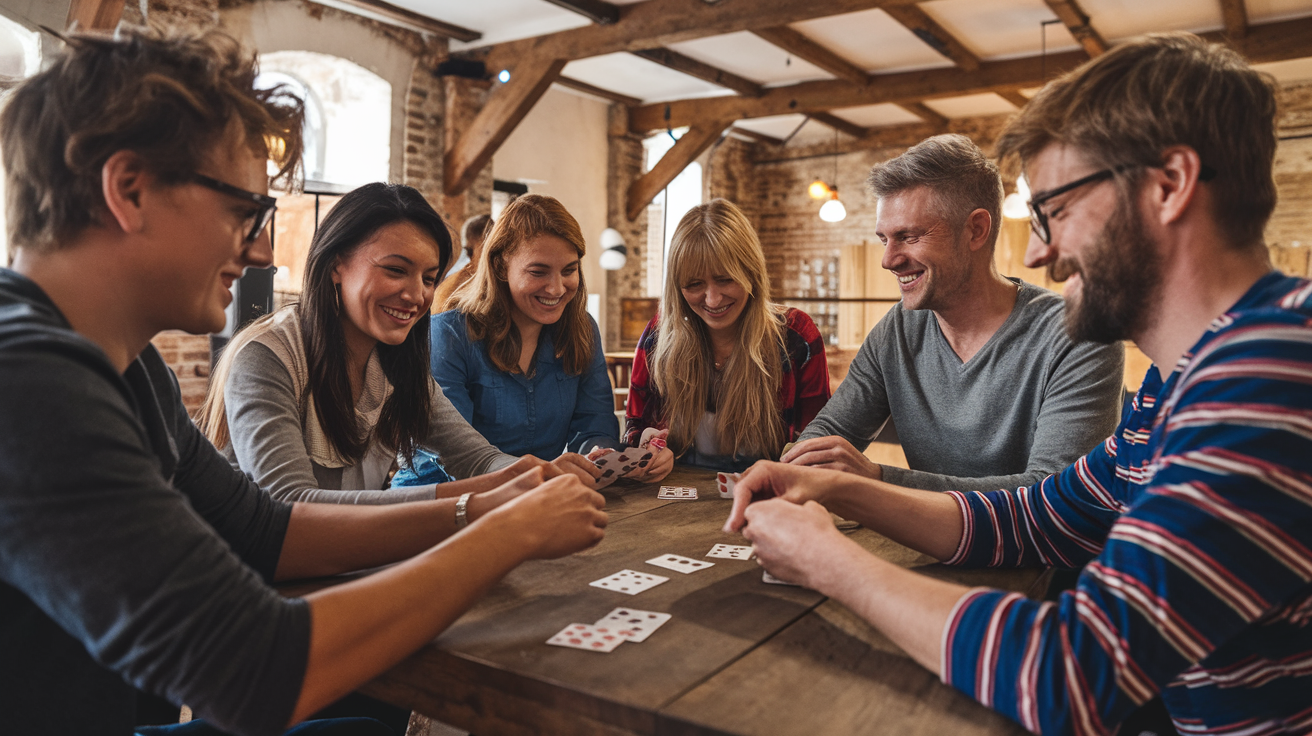 500 best card games for large groups