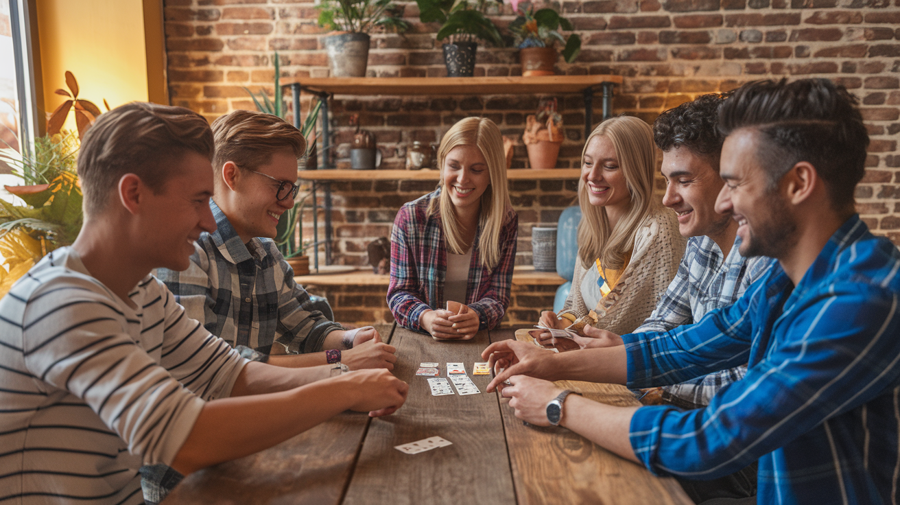 Cards Against Humanity easy fun card games for big groups