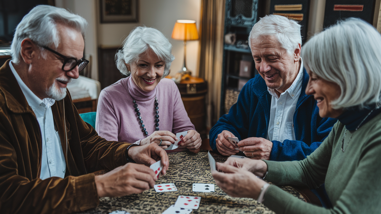 Concentration card games for seniors