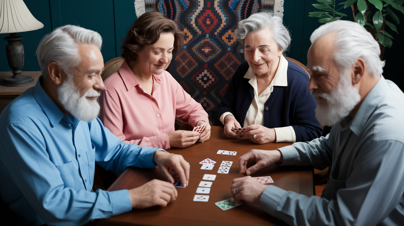 Crazy Eights best card games for older adults