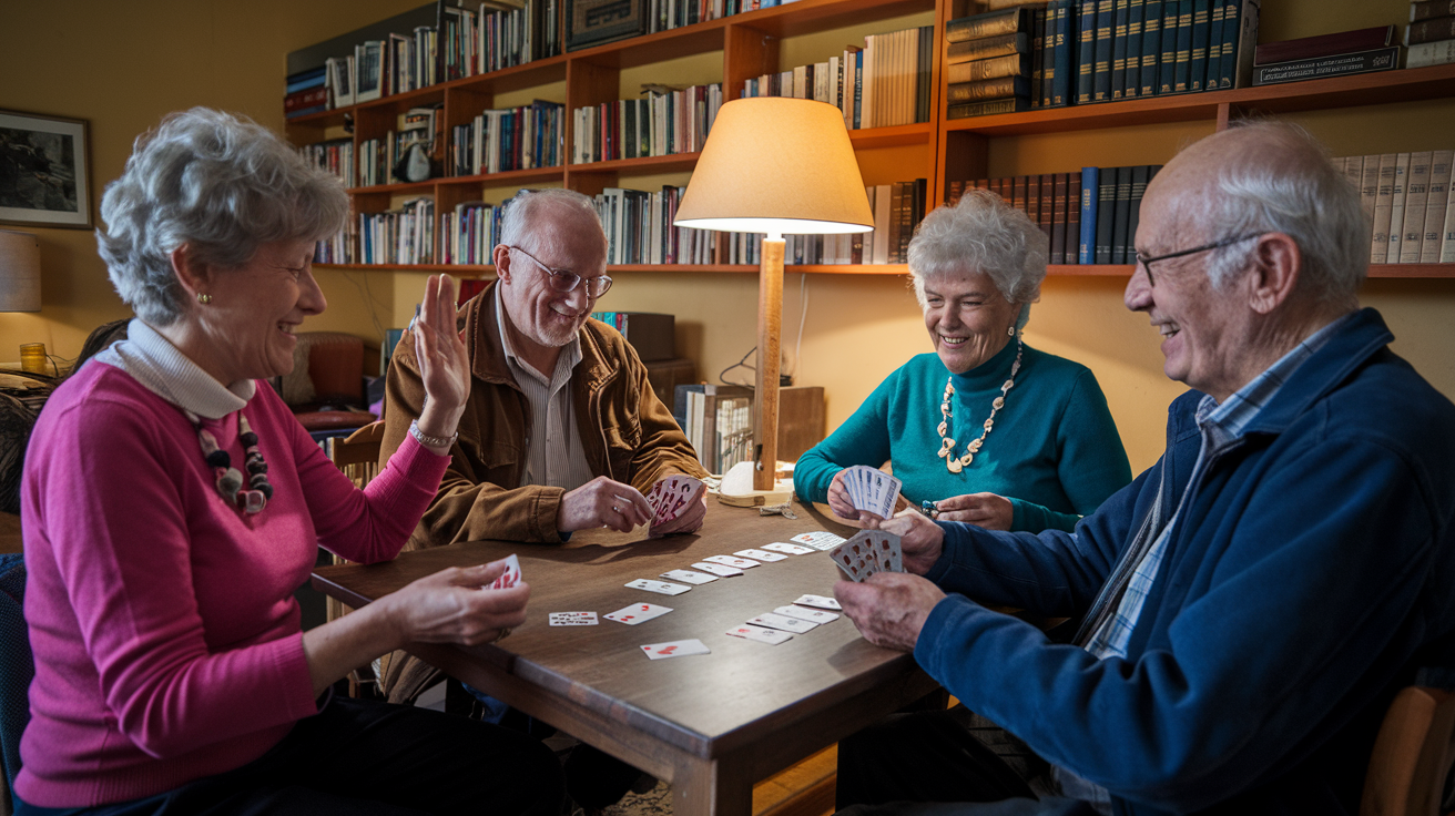 Five Crowns card games for older adults