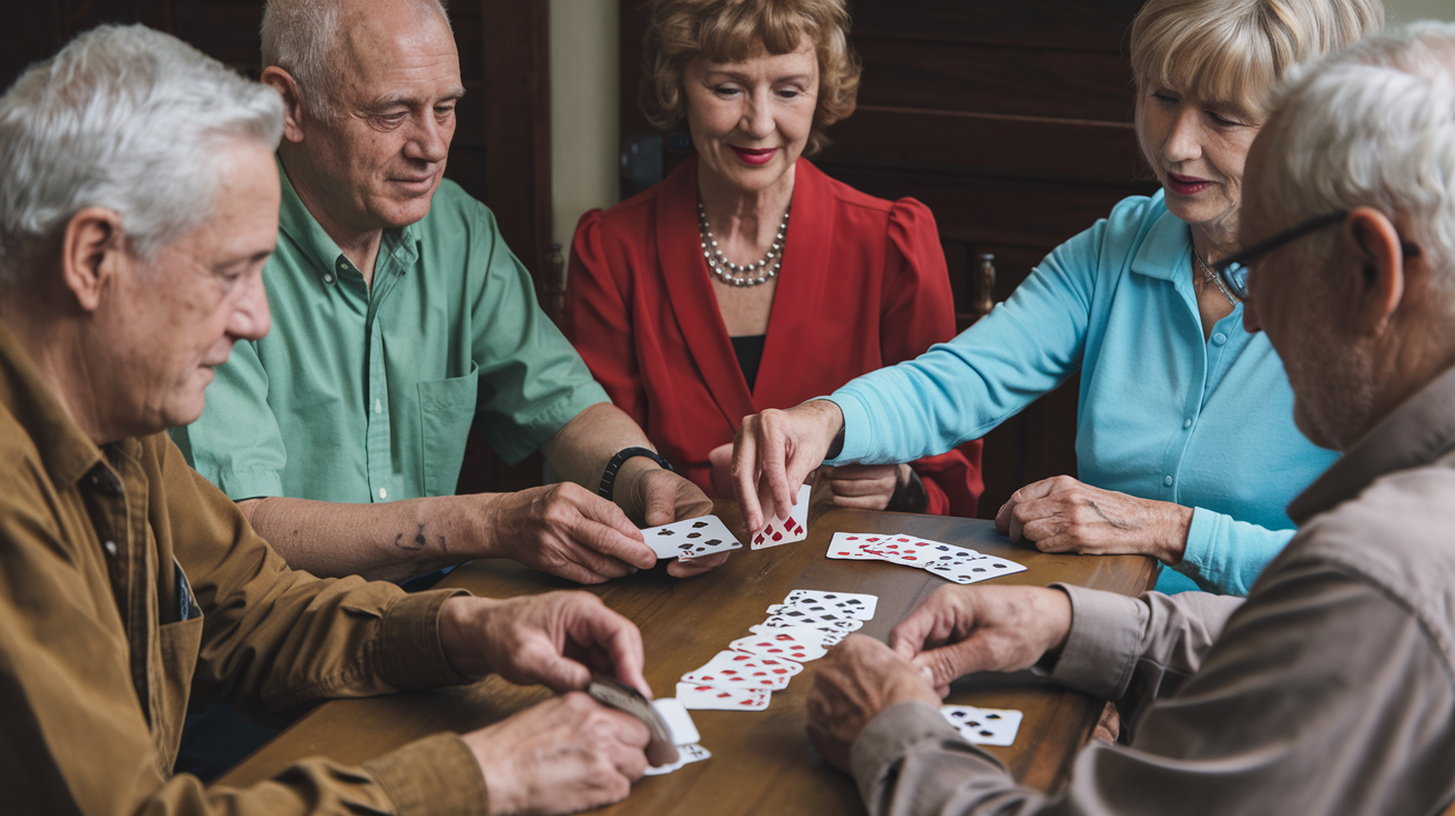 Gin Rummy card games for dementia patients