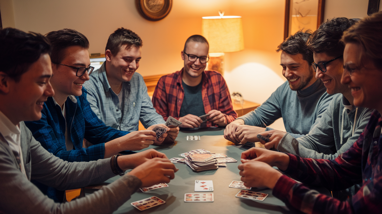 Palace card games for a big group