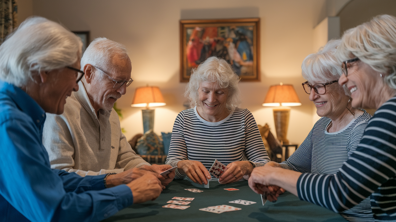 Pinochle easy card games for seniors