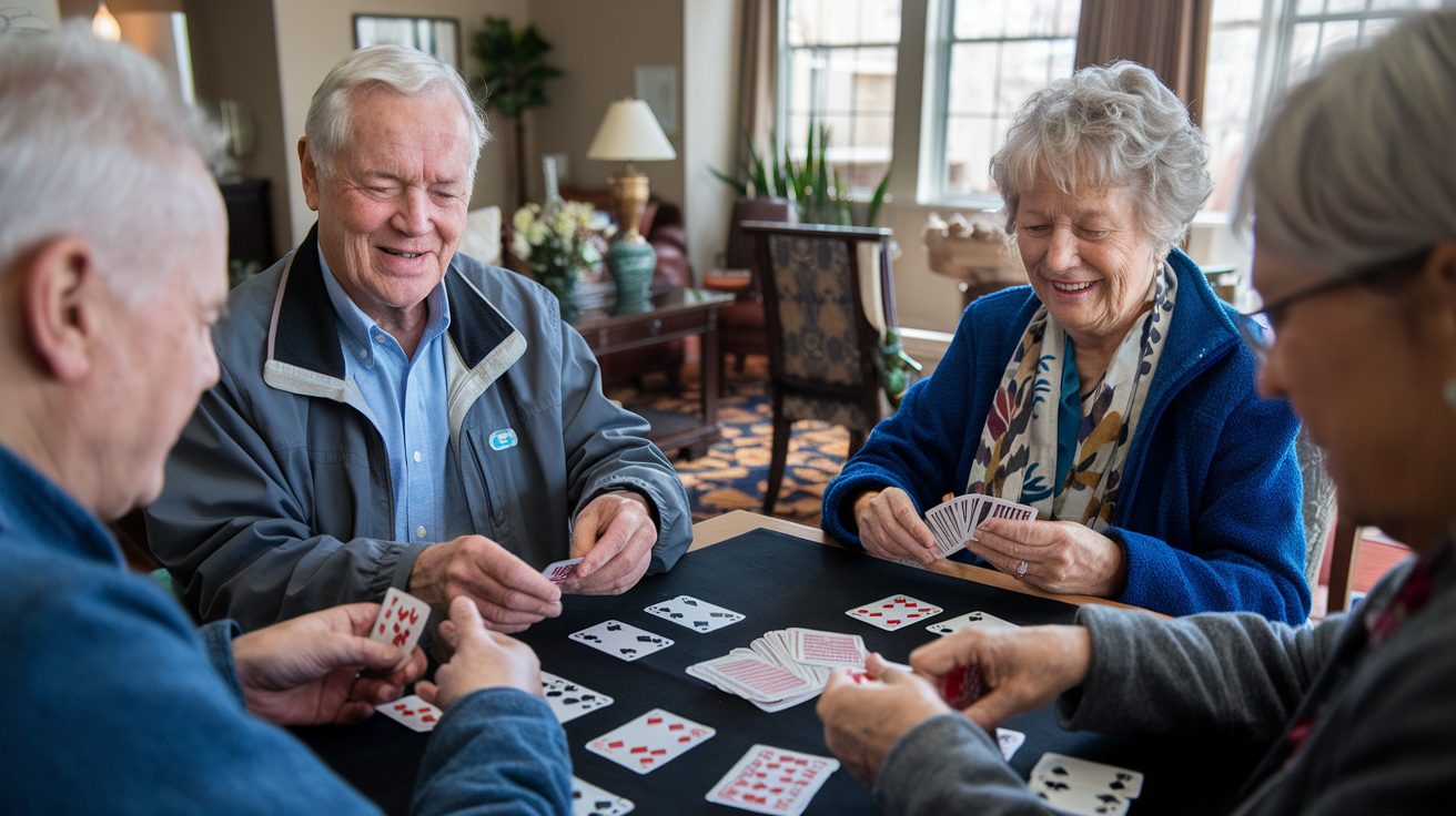 Spades card games for seniors with dementia
