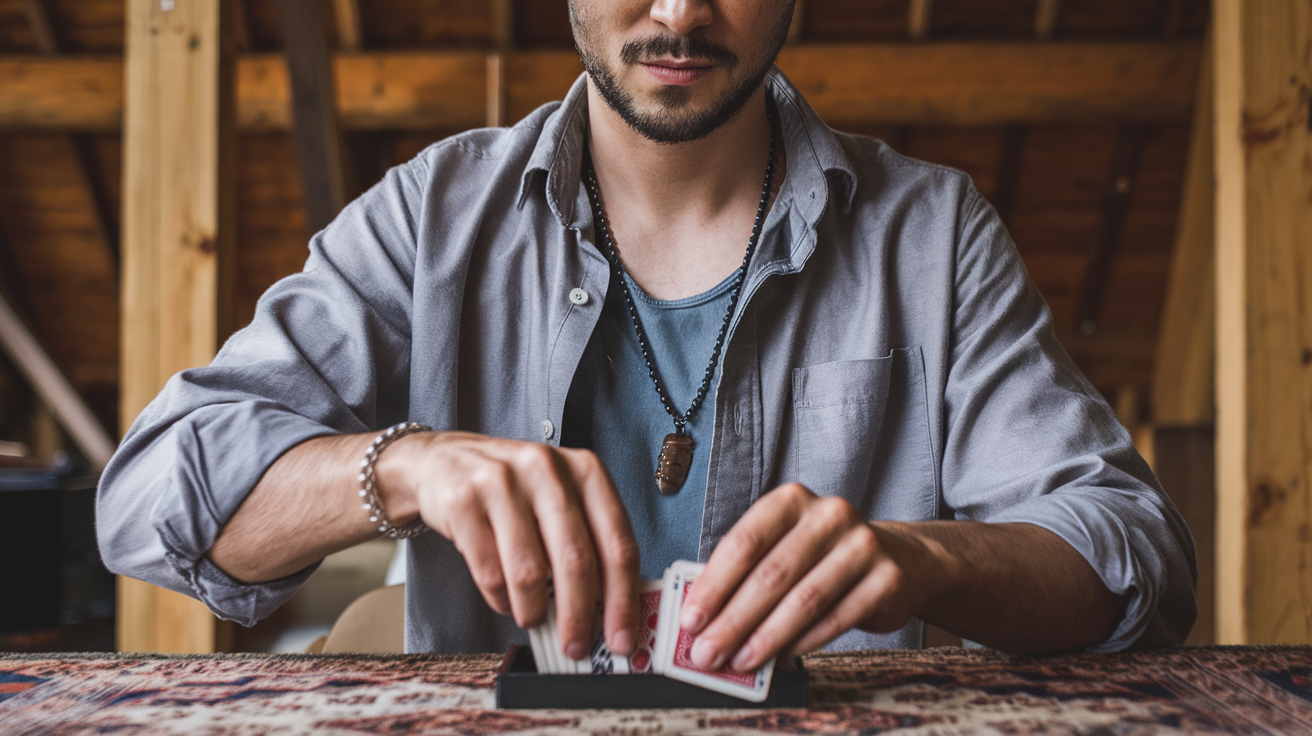 The Overhand Shuffle A Simple Shuffle for Casual Card Games how to shuffle a deck of playing card