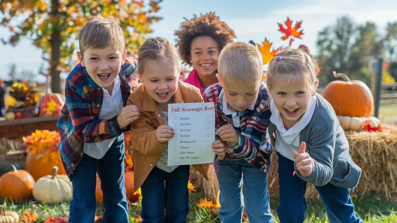Age-Appropriate Fall Scavenger Hunt Ideas for Kids