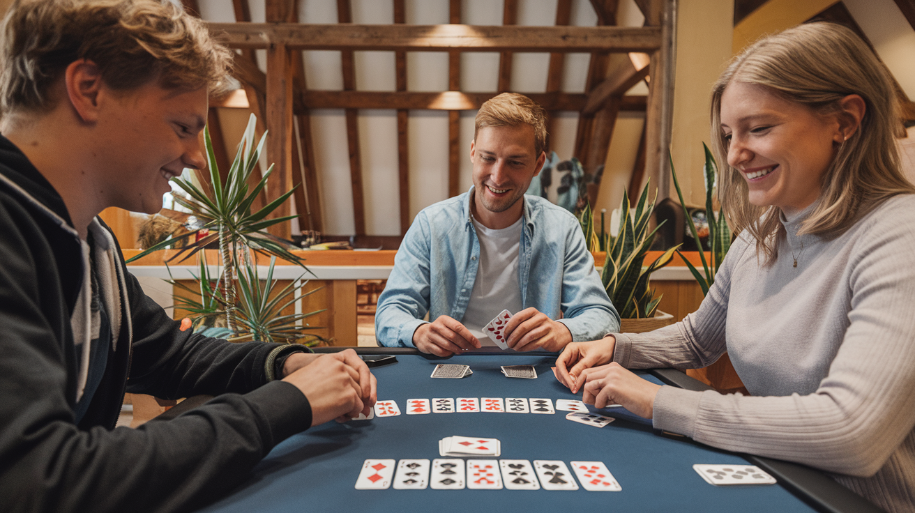Skat Strategy for winning trick taking card game skat