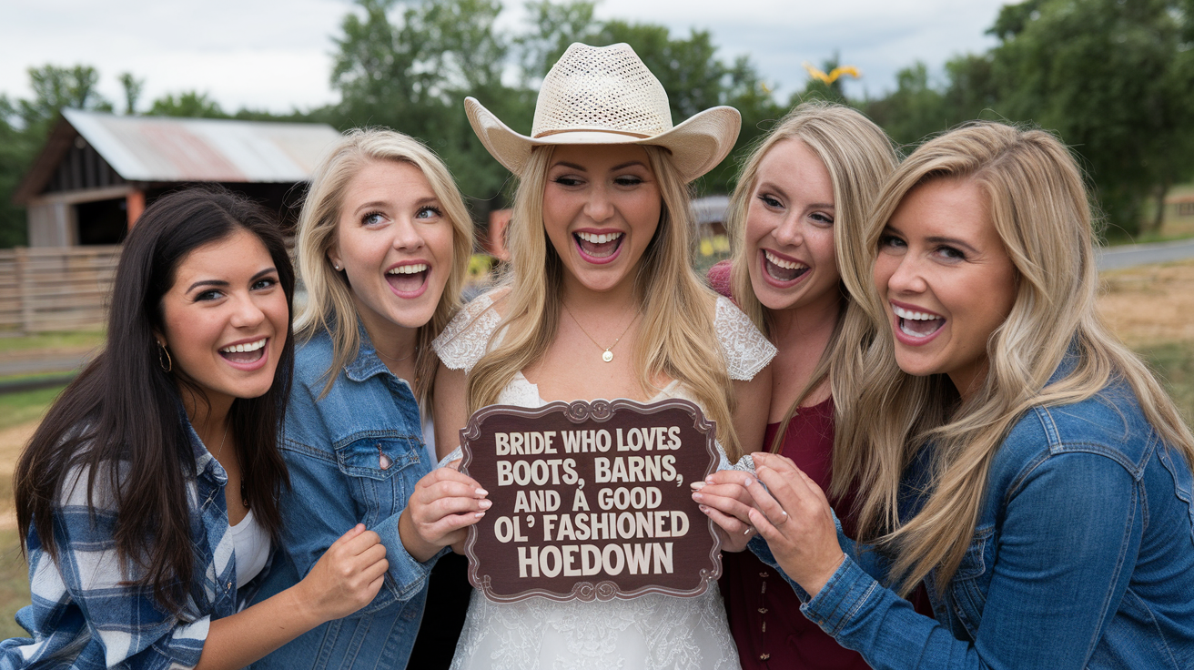 Country Cuties bachelorette scavenger hunt ideas