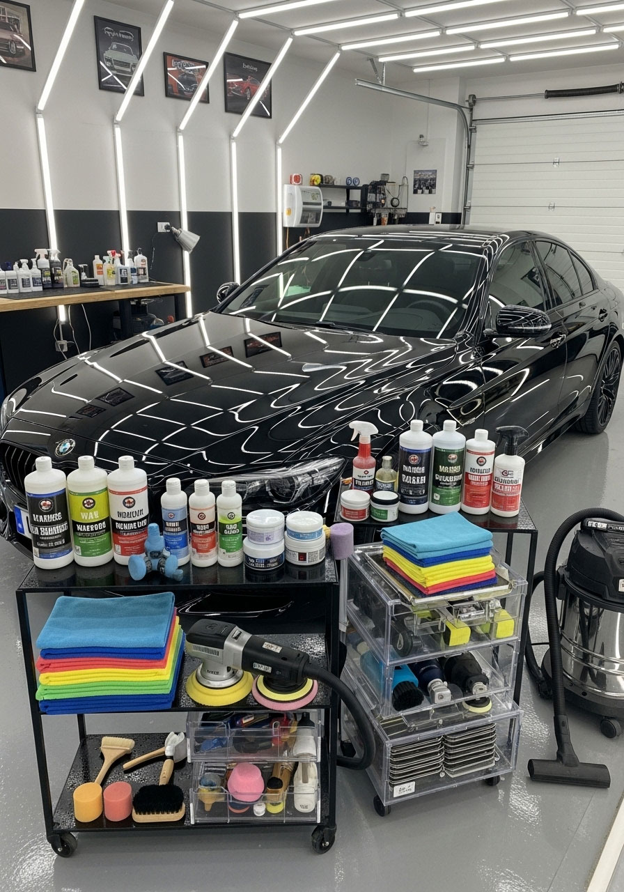 Professional car detailing service for sparkling clean vehicle diaper raffle prize