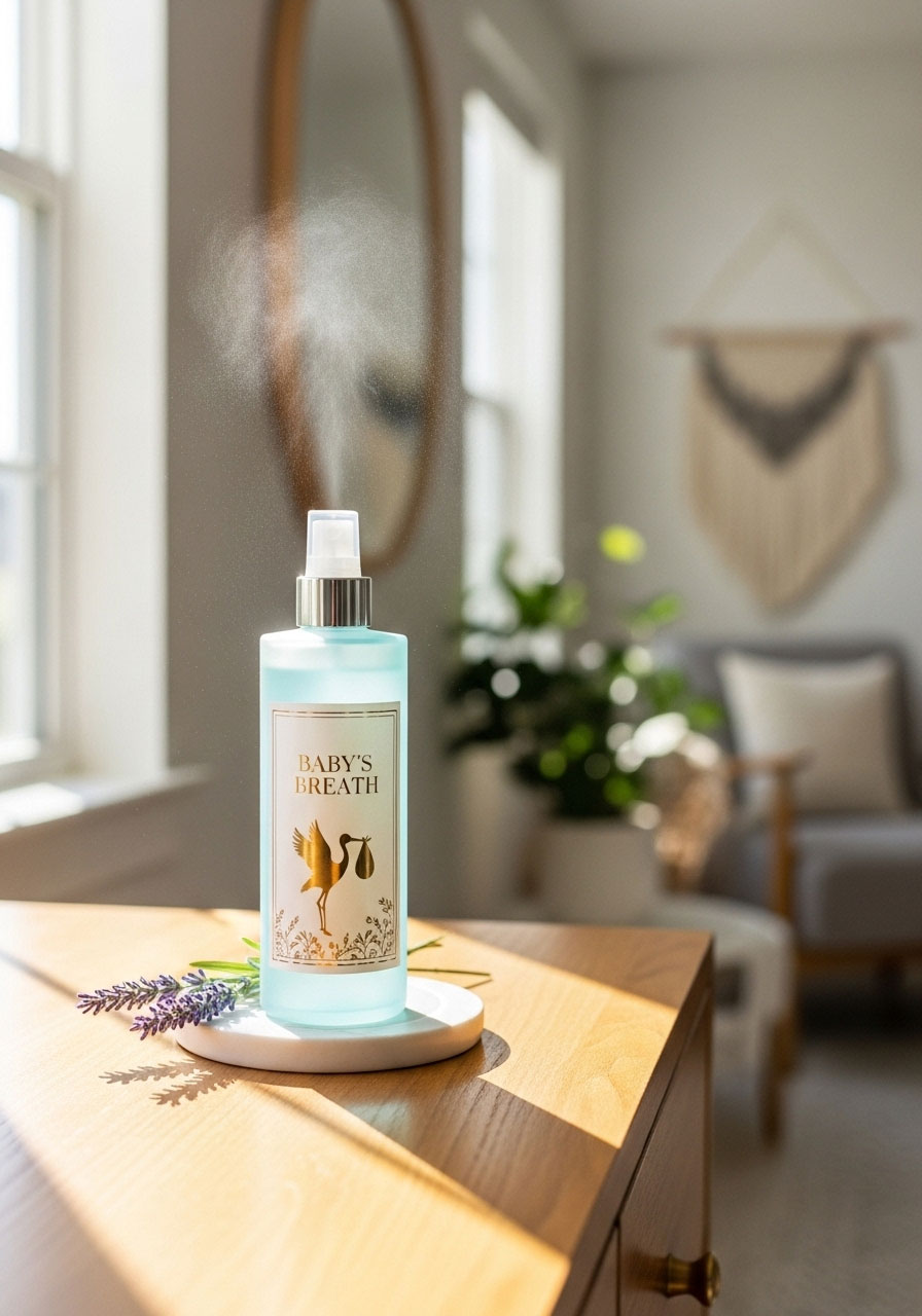 A bottle of high-end, luxurious room spray, a prize for creating instant ambiance at home.