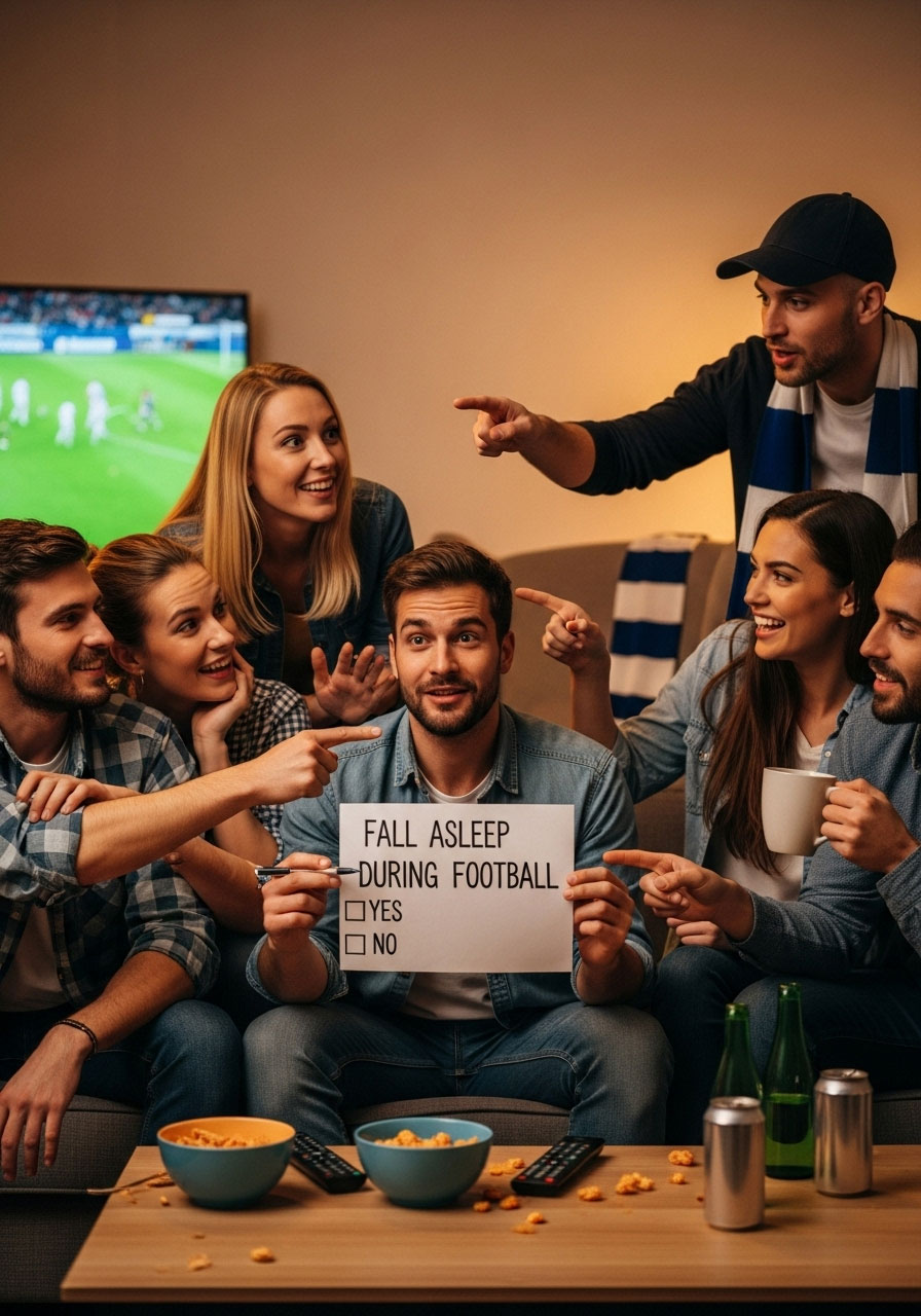 Thanksgiving Most Likely To game with family voting on who fits funny holiday scenarios