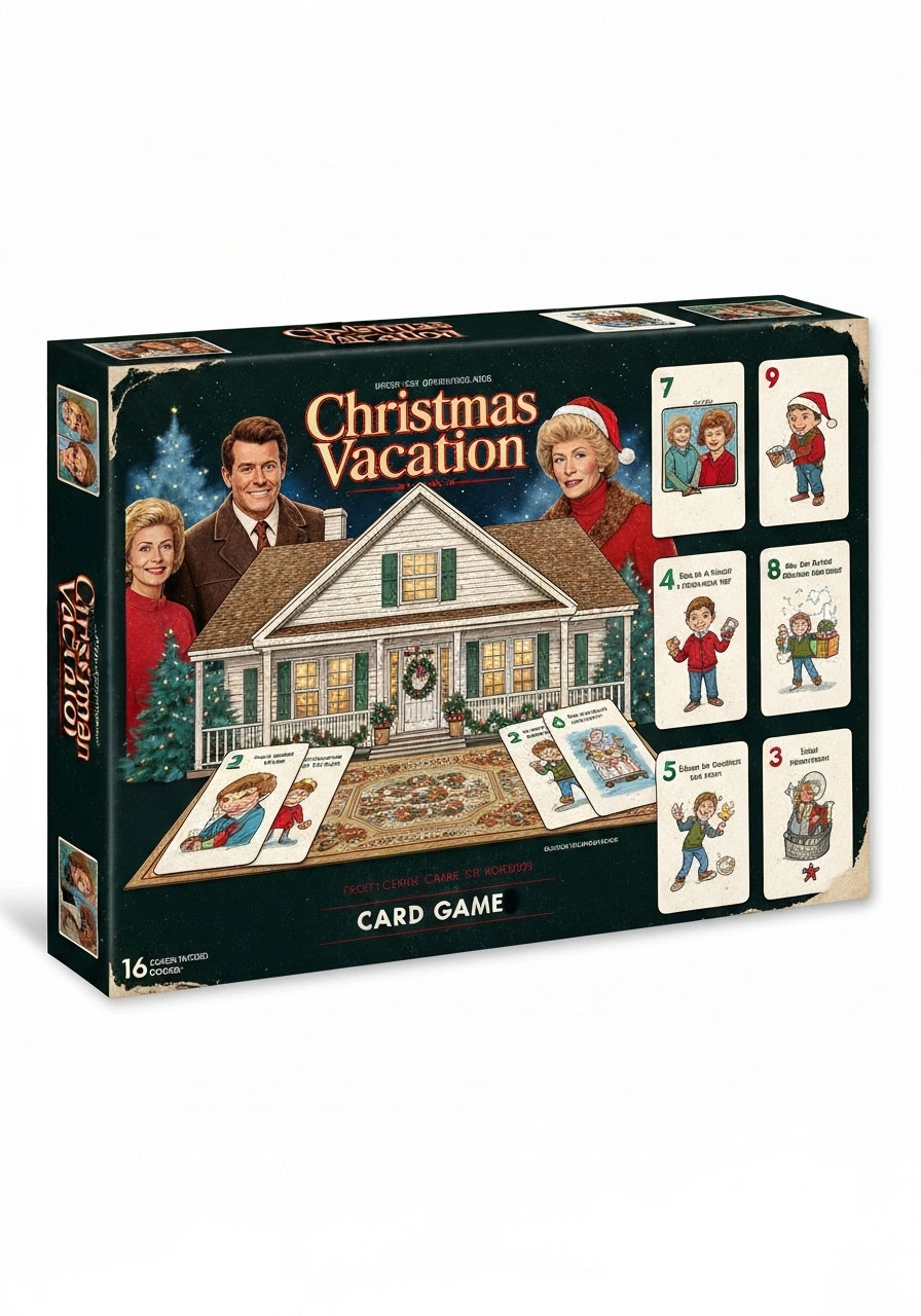 Christmas Vacation movie card game for teen holiday sock exchange party gifts