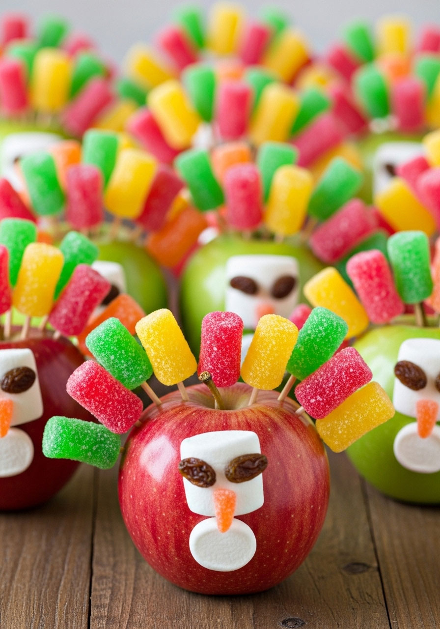 turkey-apple-craft-finished-kids-friendsgiving