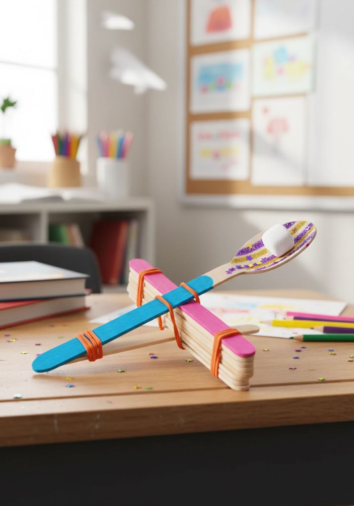DIY Marshmallow Catapult: Easy STEM Activity Kids Love