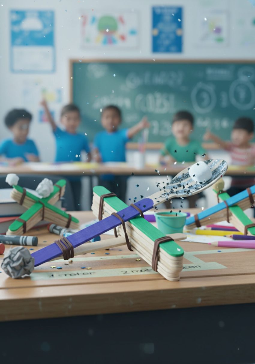 DIY Marshmallow Catapult: Easy STEM Activity Kids Love