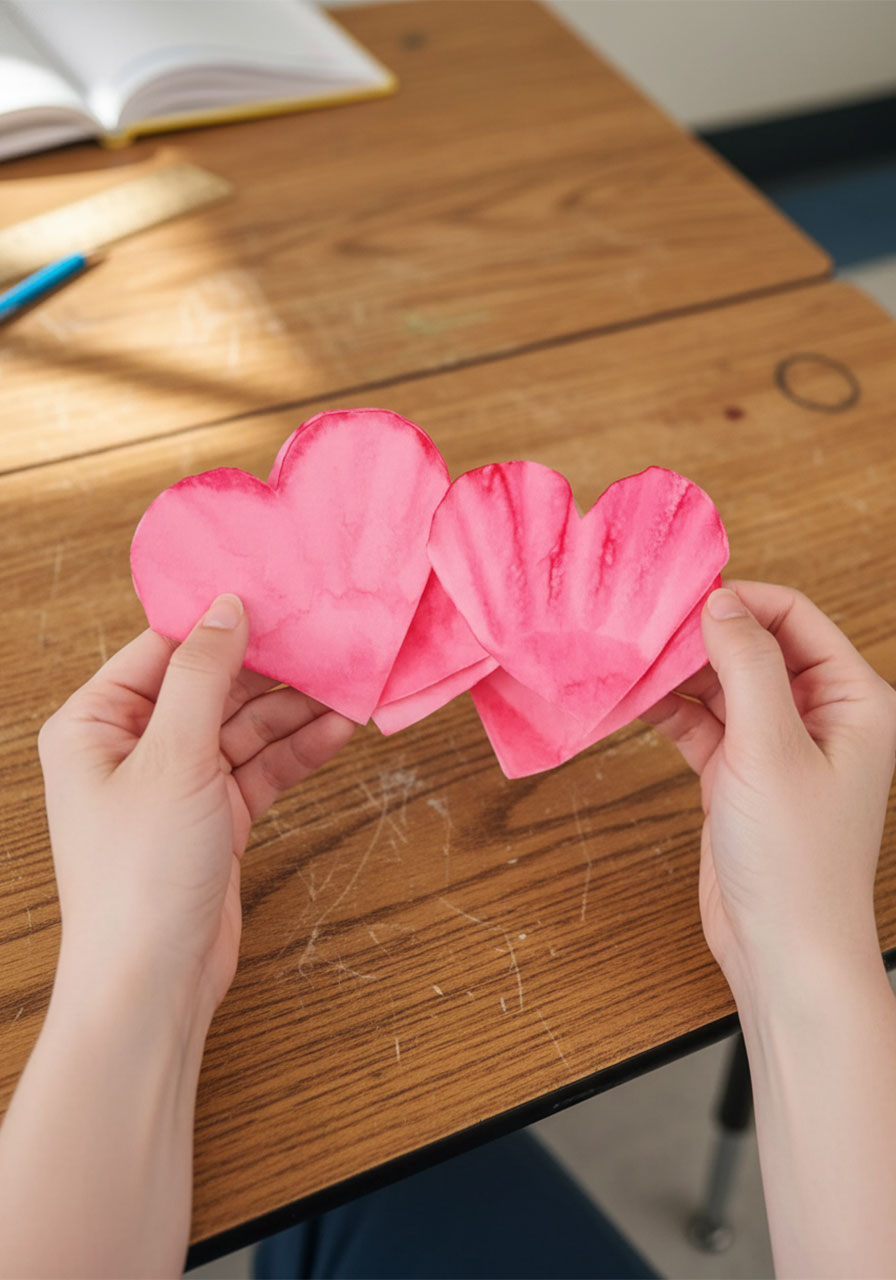 Cut the Dried Filters Into Petals step4c
