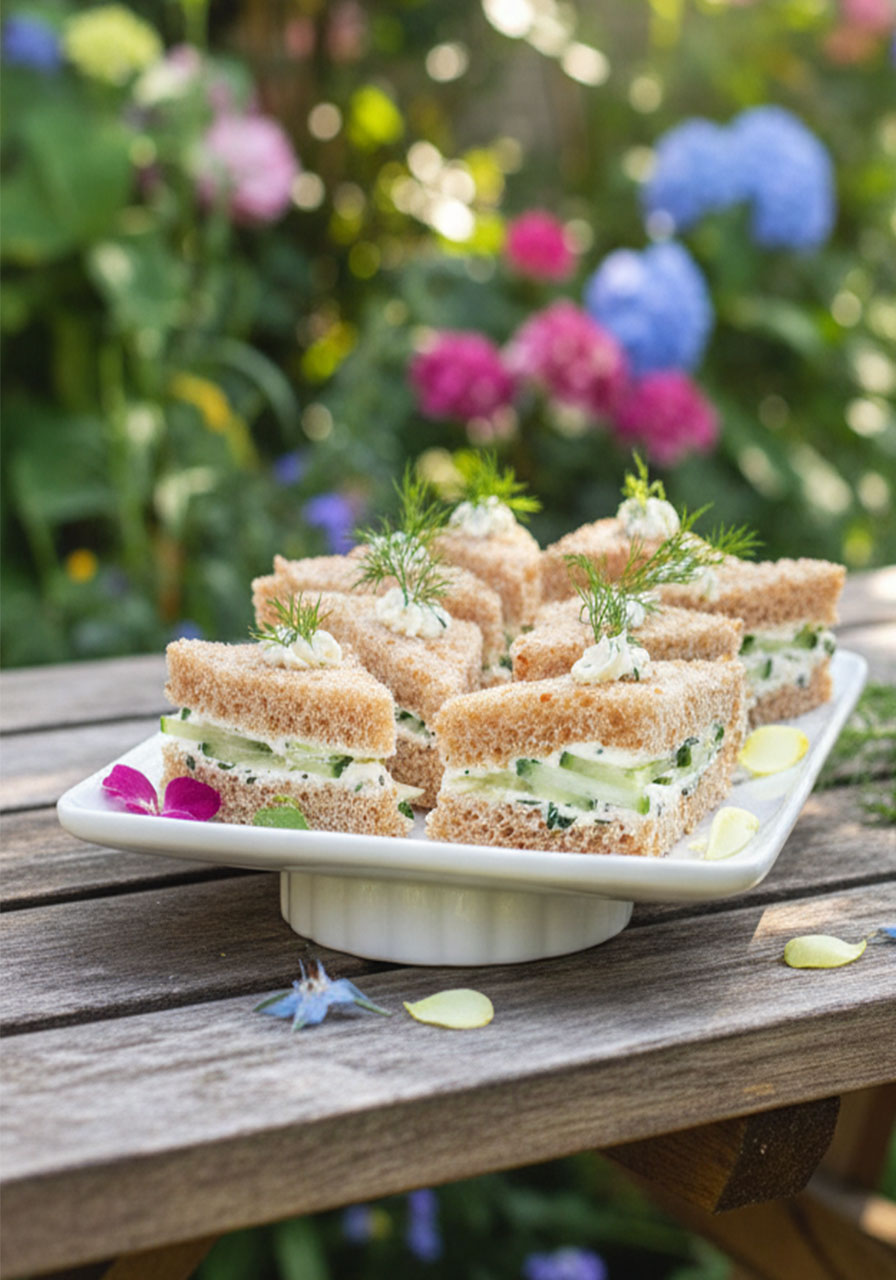 Mini Cucumber Sandwiches