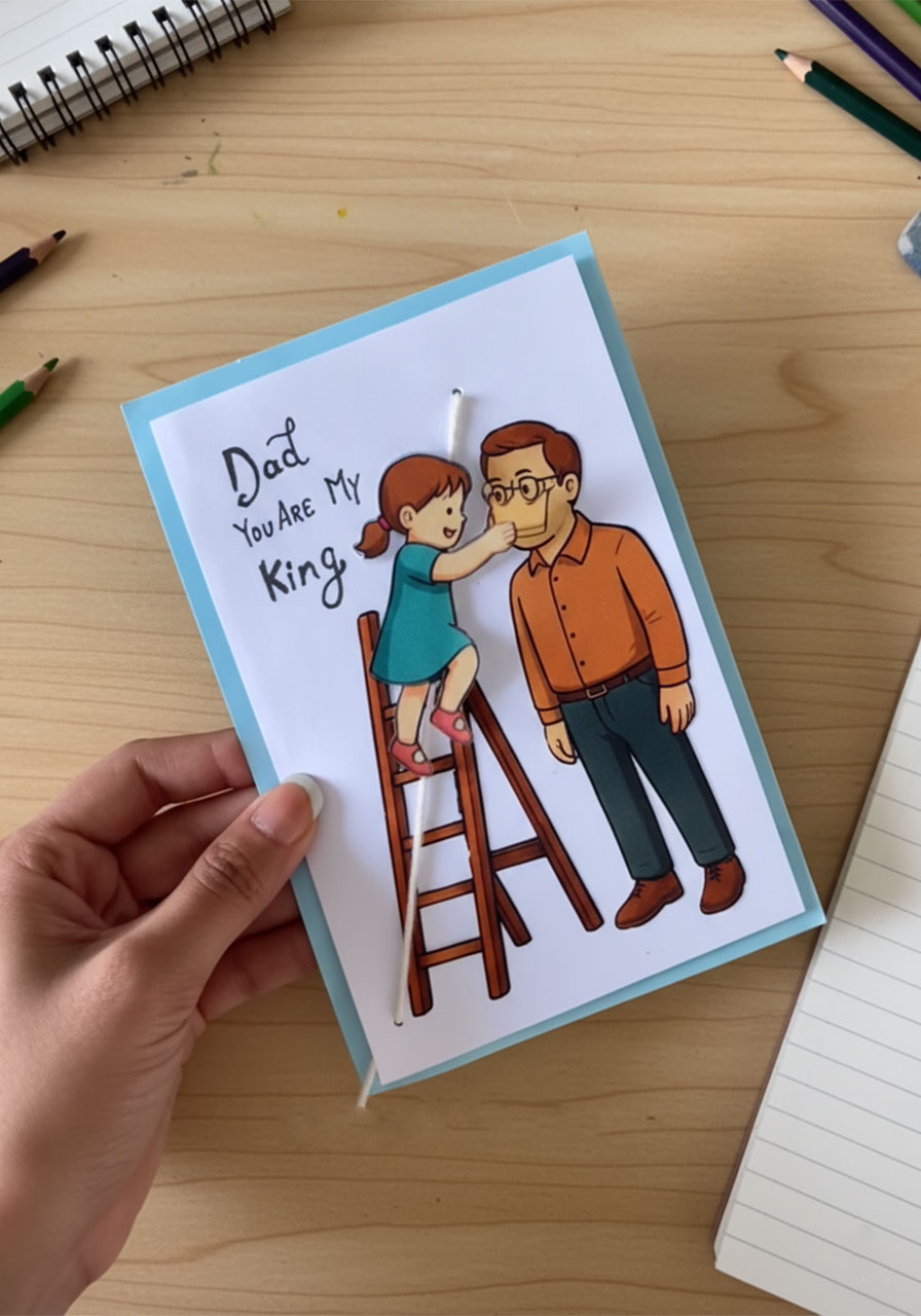 Mount the Card and Write Your Message