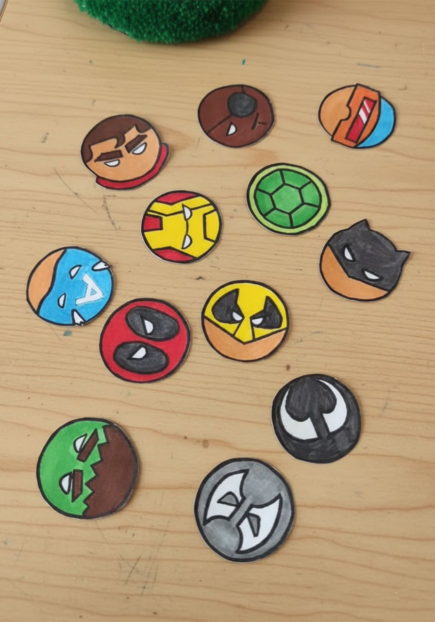Cut each circle out