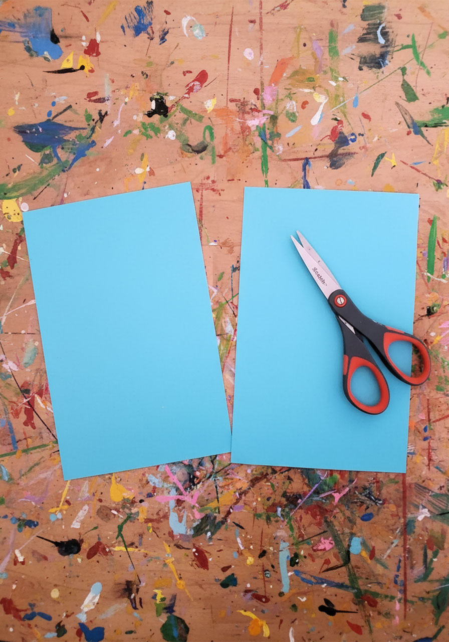 Step 1: Cut your ocean background