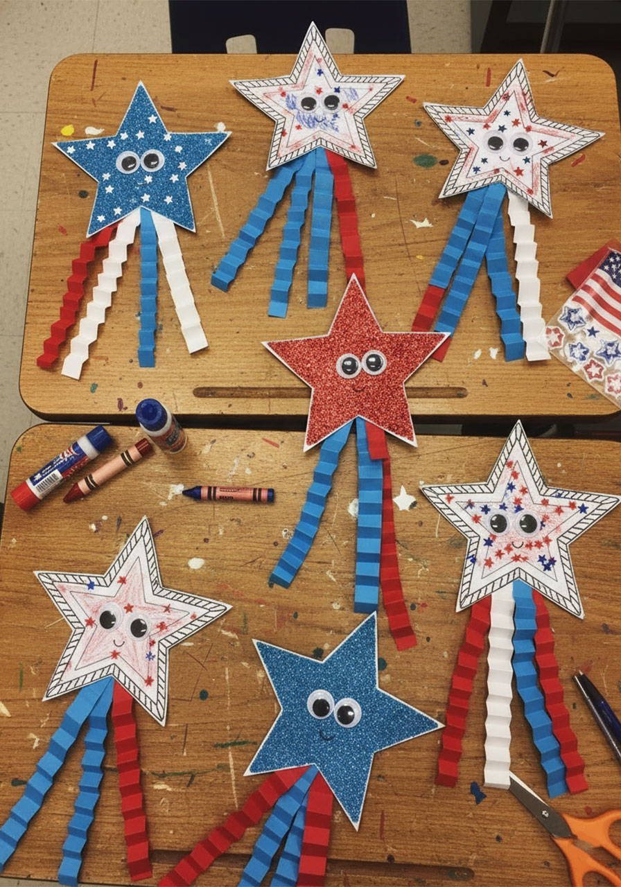 Patriotic Shooting Star Craft Variation